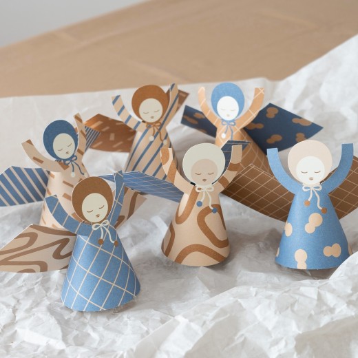 ペーパークラフト キット かわいい 天使｜JURIANNE MATTER-オランダの